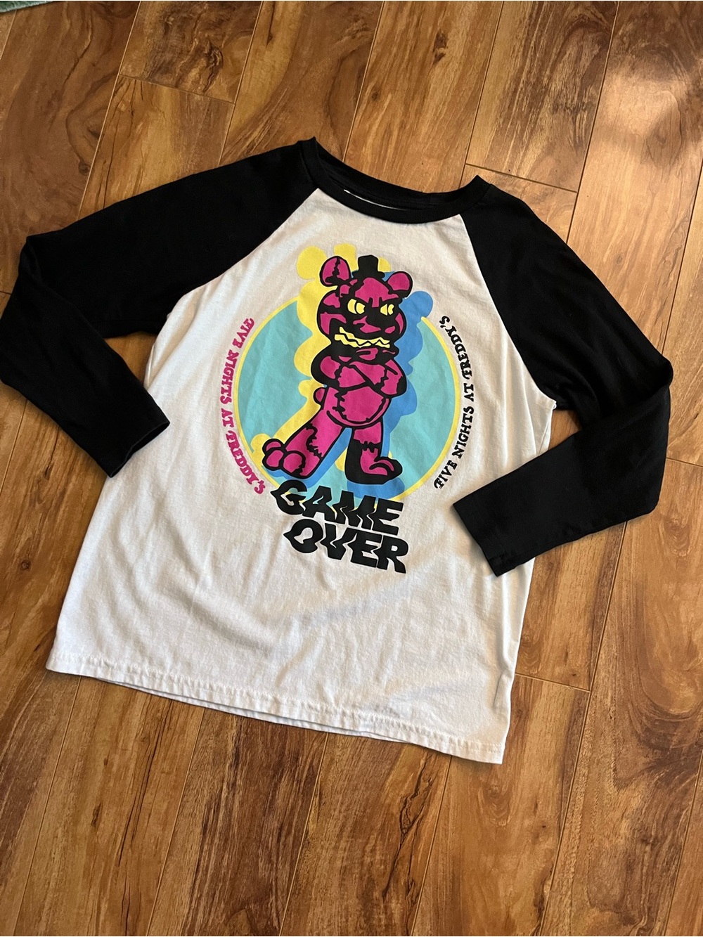 FNAF Game Over Raglan Tee - Picture 1 of 9